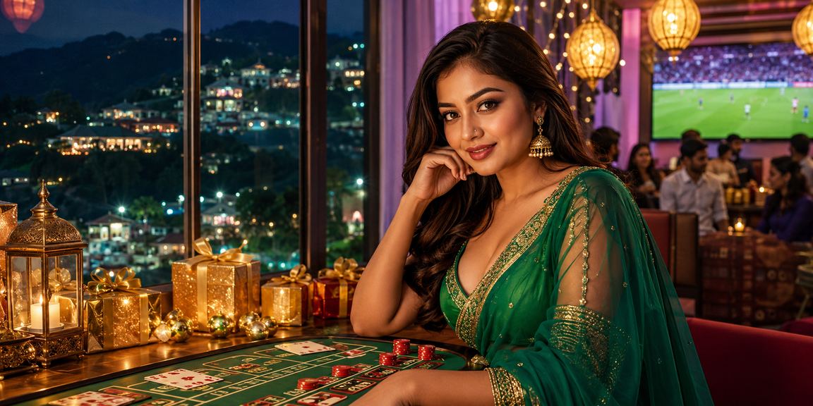 বান্দরবানে শাড়ি পরা একজন মহিলা ব্যাকার‍্যাট গেম উপভোগ করছেন