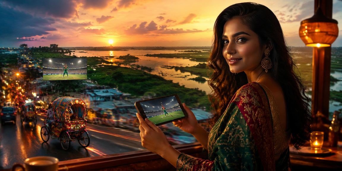 ঢাকায় রিকশার পাশে ক্রিকেট বেটিং করছেন একজন ব্যবহারকারী
